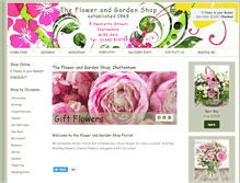 Tablet Screenshot of flowerandgardenshop.co.uk